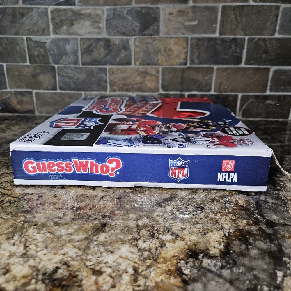 Hasbro Guess Who? NFL Edition Red and Blue Travis Kelce 32 Teams Represented